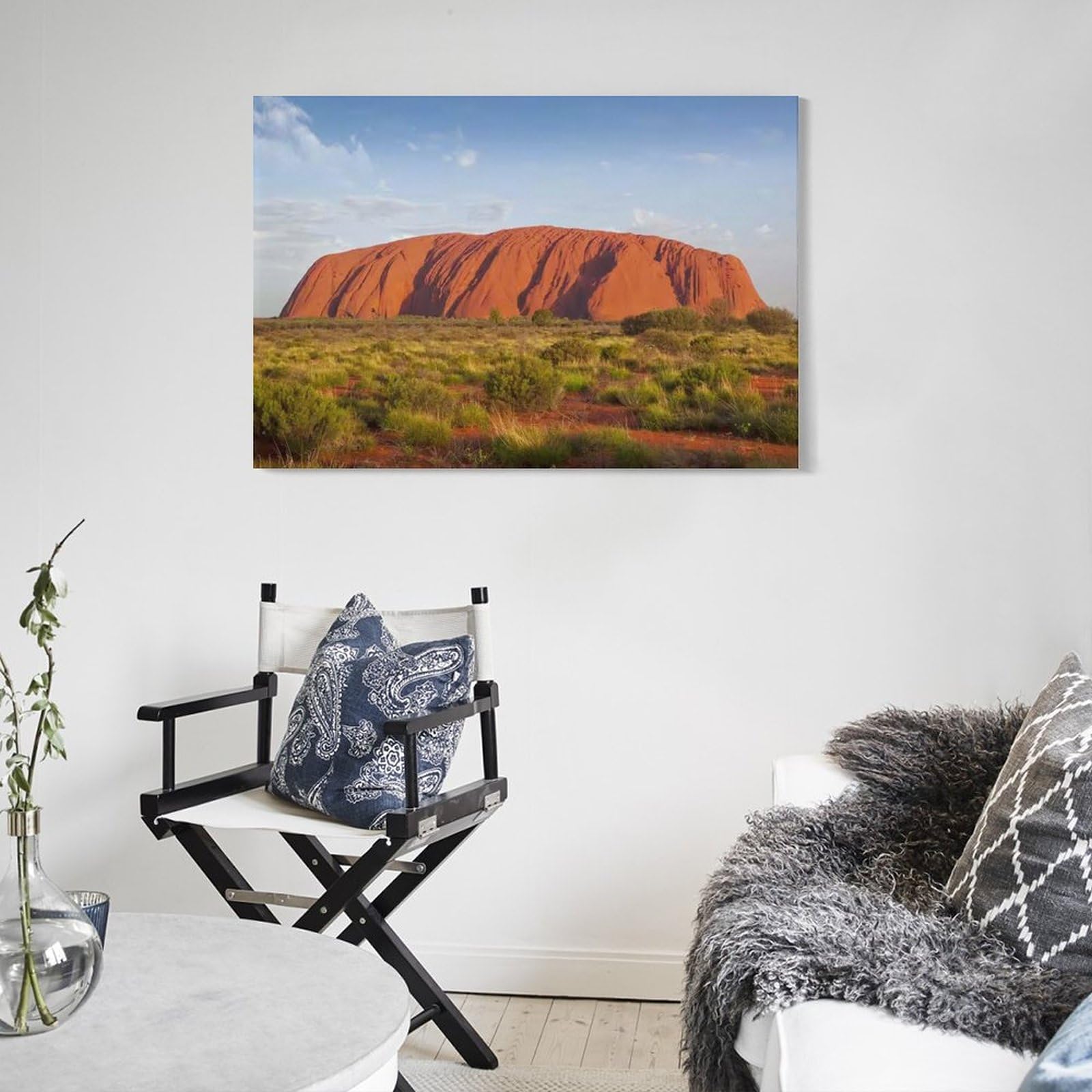Amazon.co.jp: オーストラリアエアーズロック 風景の写真 ポスター