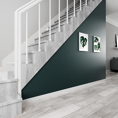 Miniatura 6 de LACHEERY Papel tapiz verde esmeralda de 24 x 160 pulgadas, para despegar y pegar, papel tapiz verde oscuro, papel adhesivo verde texturizado vintage