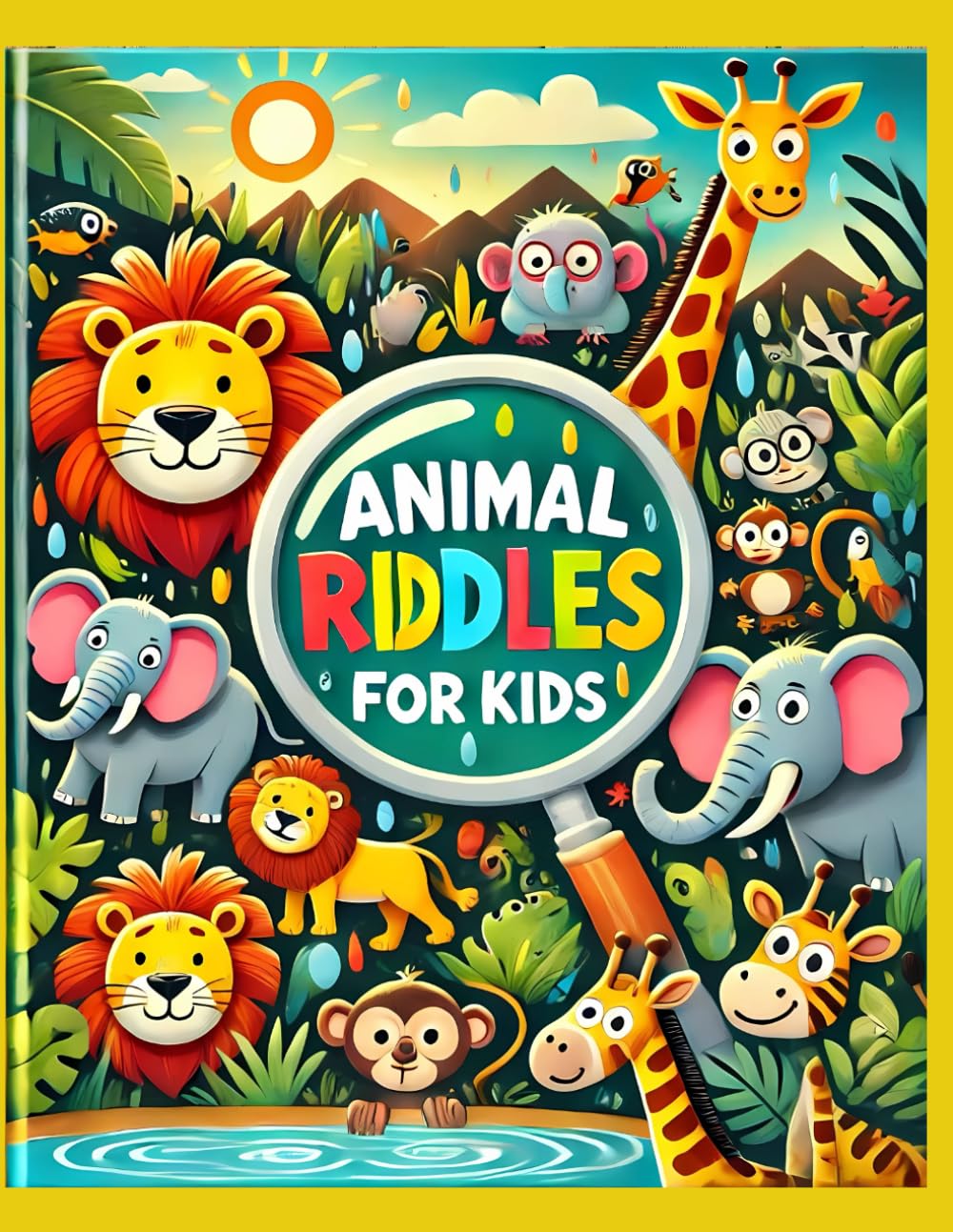 Animal Riddles Book: Fun Animal Riddles Book. Who am I. Guessing Game for Kids