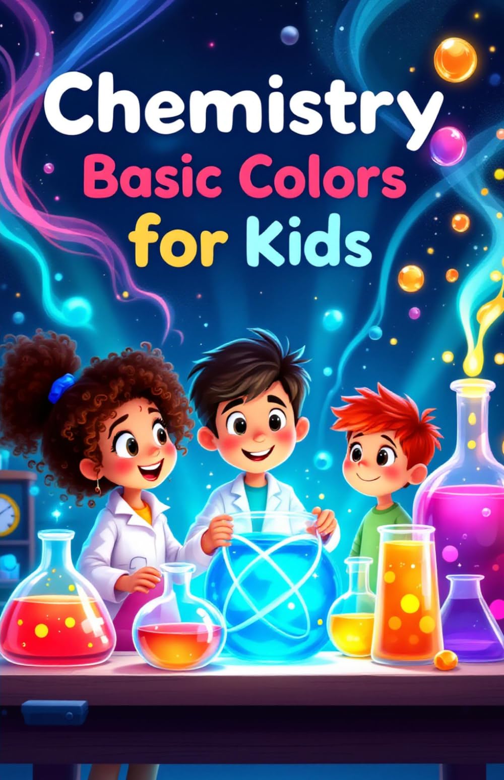 Chemistry Basic Colors for Kids: Light Pigments Dyes Reactions and the Science of Color Explained for Young Learners (Chemistry Book For Kids)