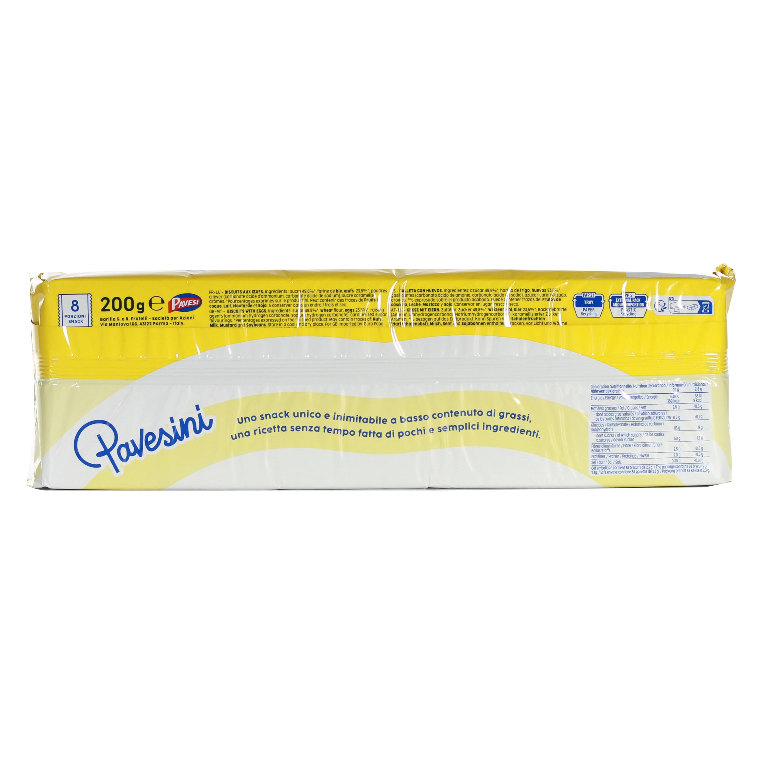 13 x galletas italianas Pavesi Pavesini (200gr)