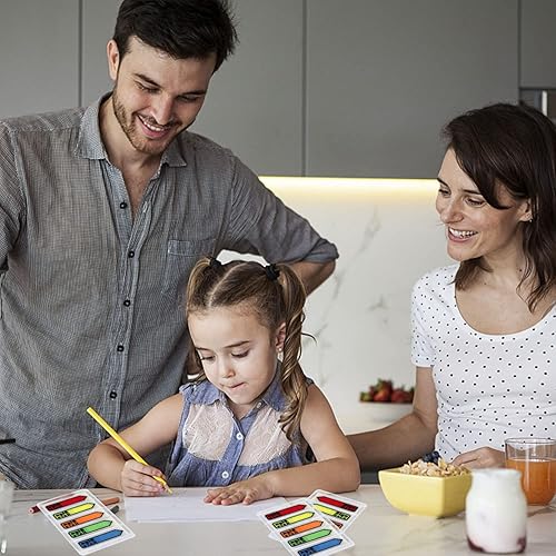 Miniatura 6 de 2000 fichas de letrero aquí, banderas con texto en inglés Please Sign Here, banderas de colores surtidos, banderas de flecha, letreros con texto