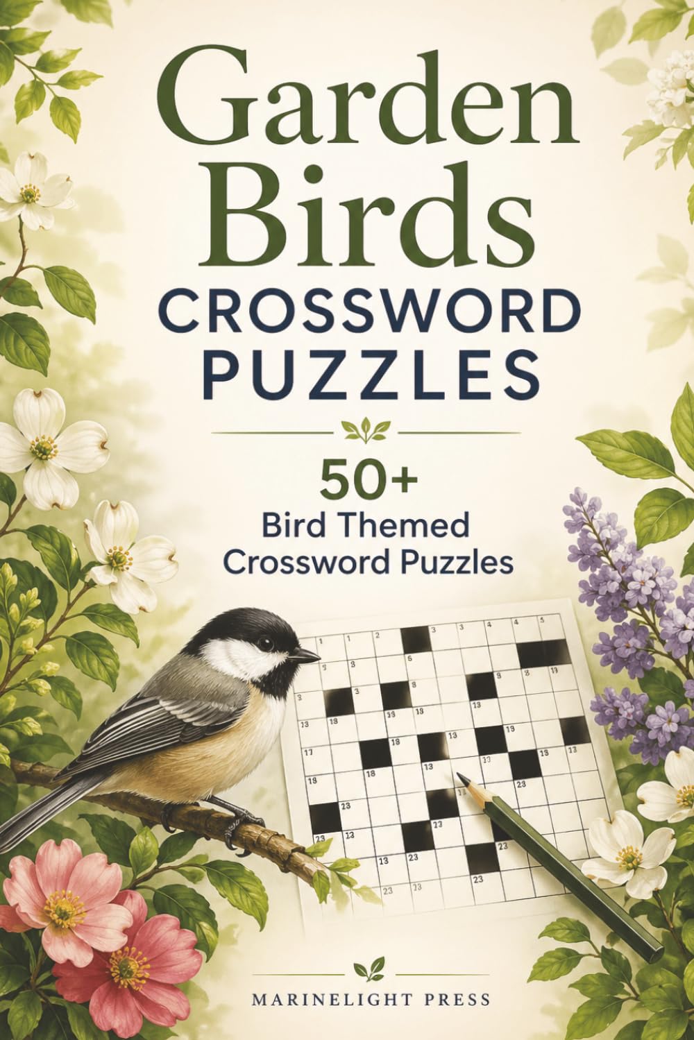 Garden Birds Crossword Puzzles: 50+ Bird Themed Crossword Puzzles