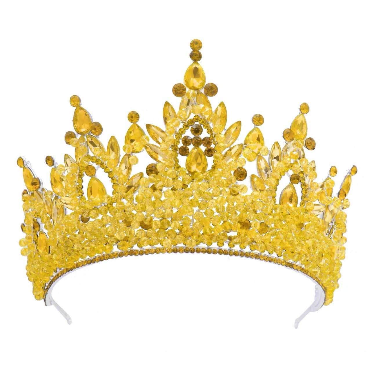 Damskie nakrycia głowy, biżuteria do włosów tiary z koroną dla kobiet Vintage czczerwone kryształowe tiary ślubne korony królowej kobiety Rhinestone korowód diadem ślubne akcesoria do włosów