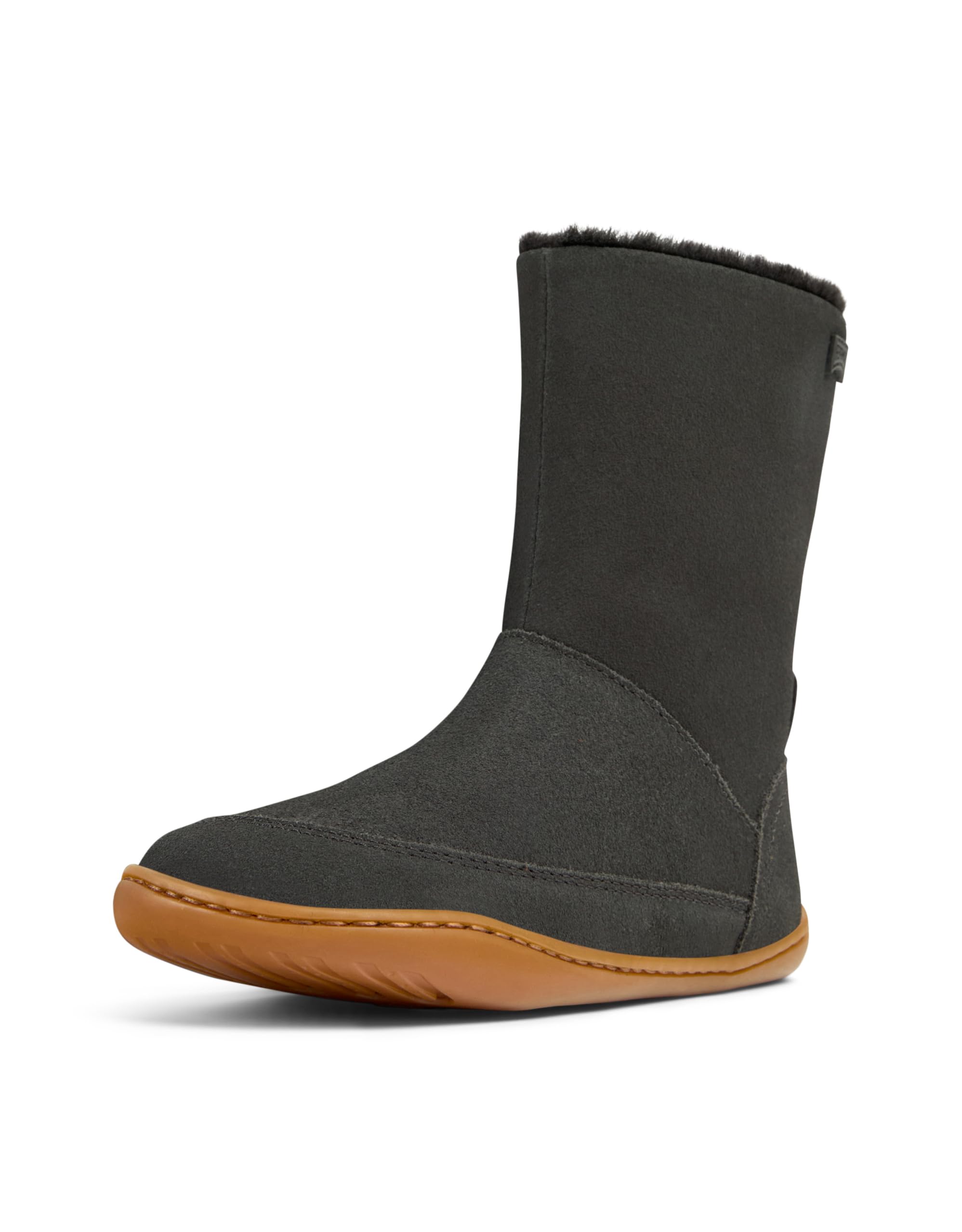Camper Girls' Peu Cami K900305 Mid Calf Boot, Dark Grey 006, 8.5 Child UK