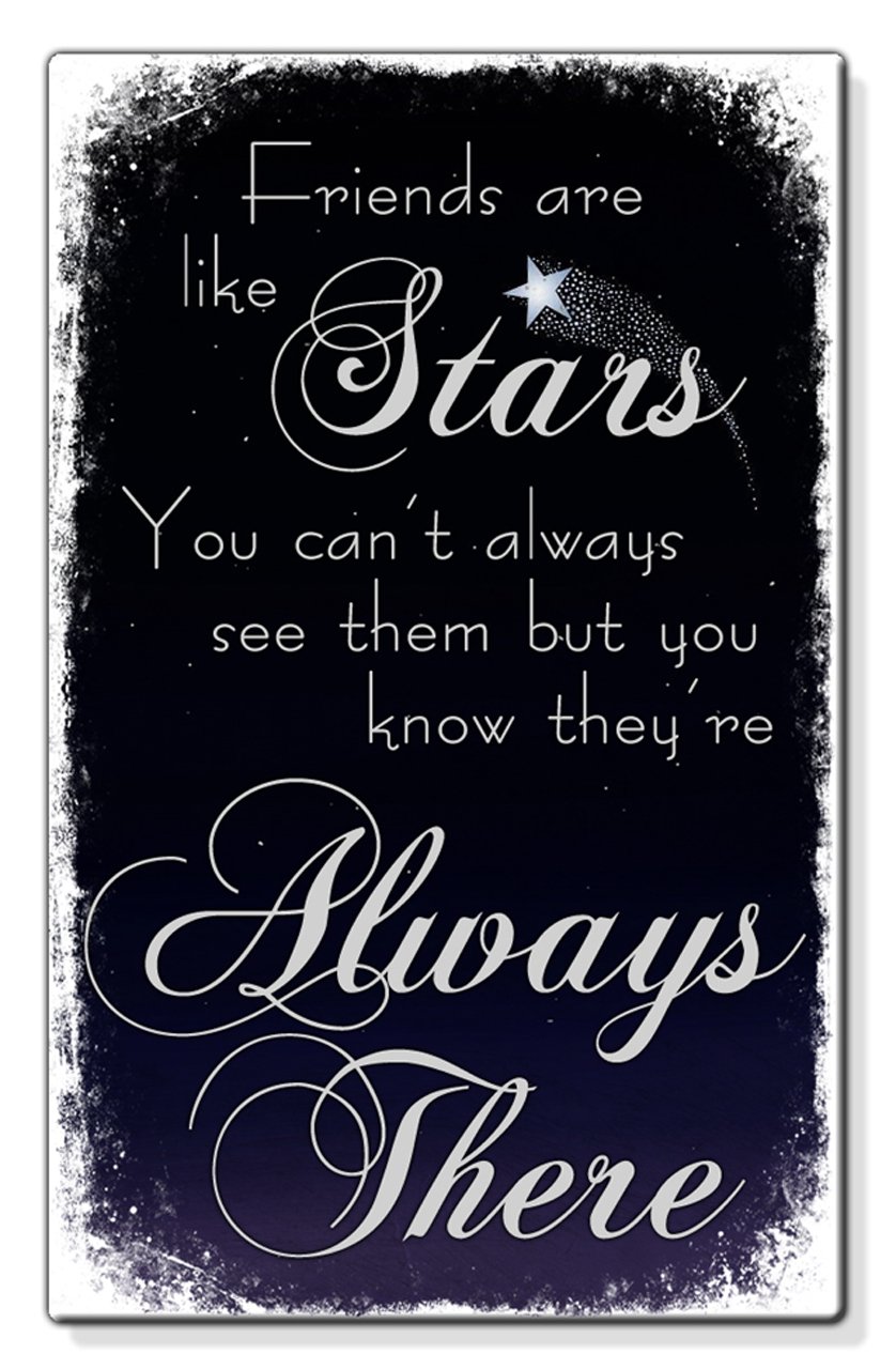 Beenanas Friends are like stars Small Wallet Card Keepsake
