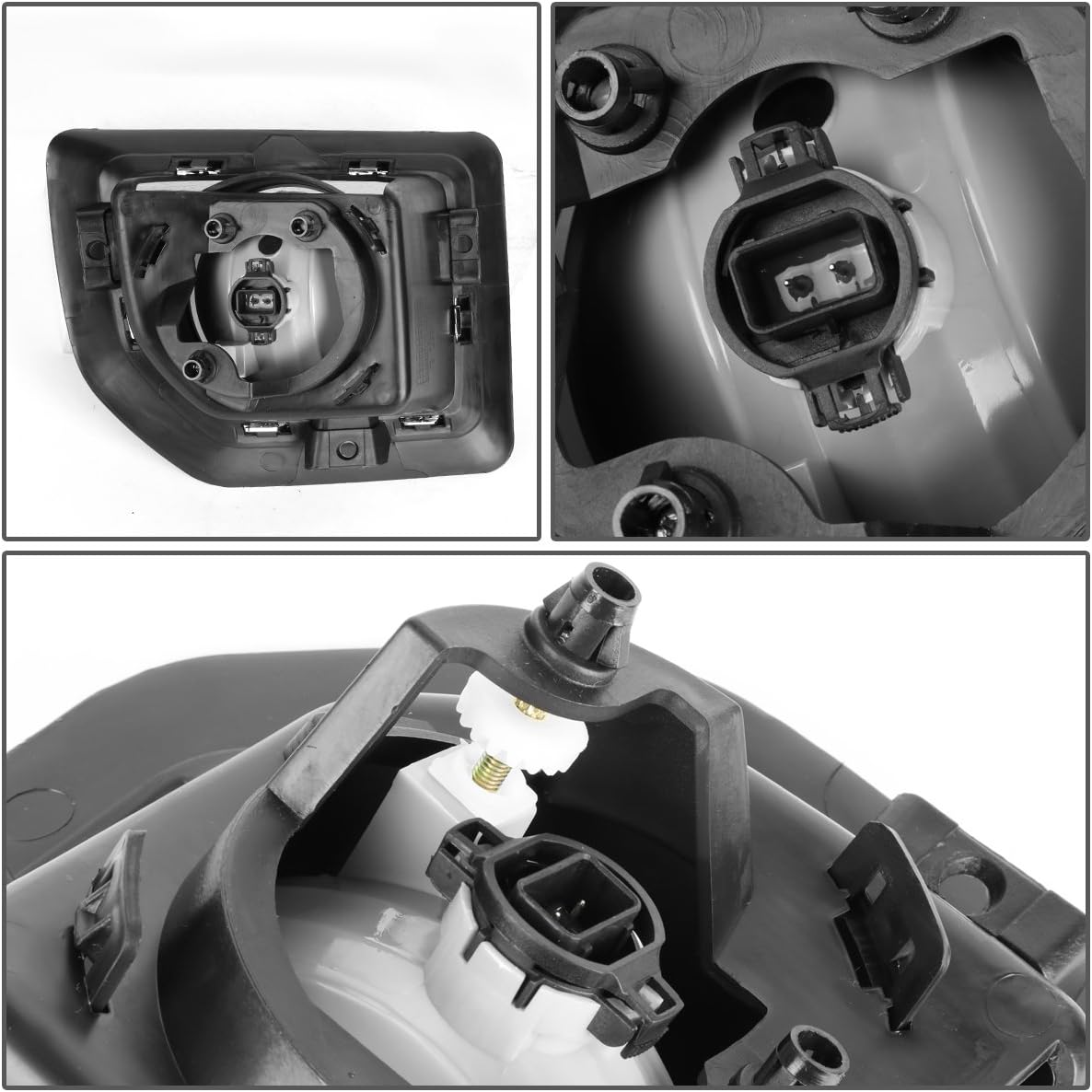 DNA MOTORING FL-ZTL-187-AM Front Bumper Fog Light Driver & Passenger Side Enhance visibility [Compatible with 15-16 GMC Sierra 2500 3500HD]