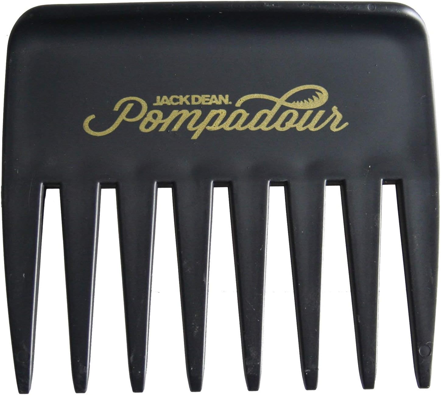 Jack Dean Pompadour Streaker Comb - 4 Colours - Black, Clear, Red or White (Black)