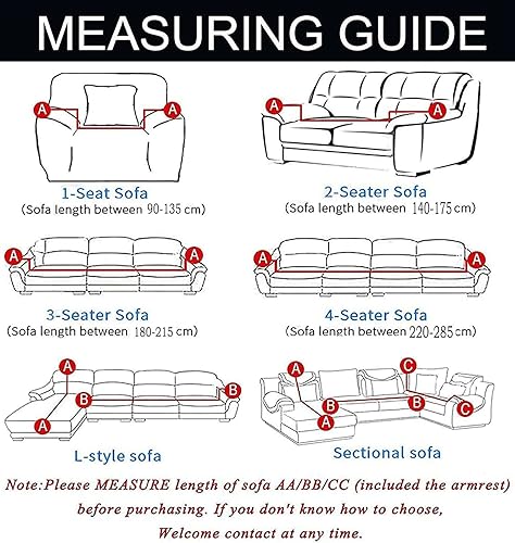 Miniatura 5 de ZXJUN - Fundas de sofá gruesas para sofás modulares en forma de L de 1, 2, 3, 4 plazas, funda elástica para sala de estar, protector de muebles de