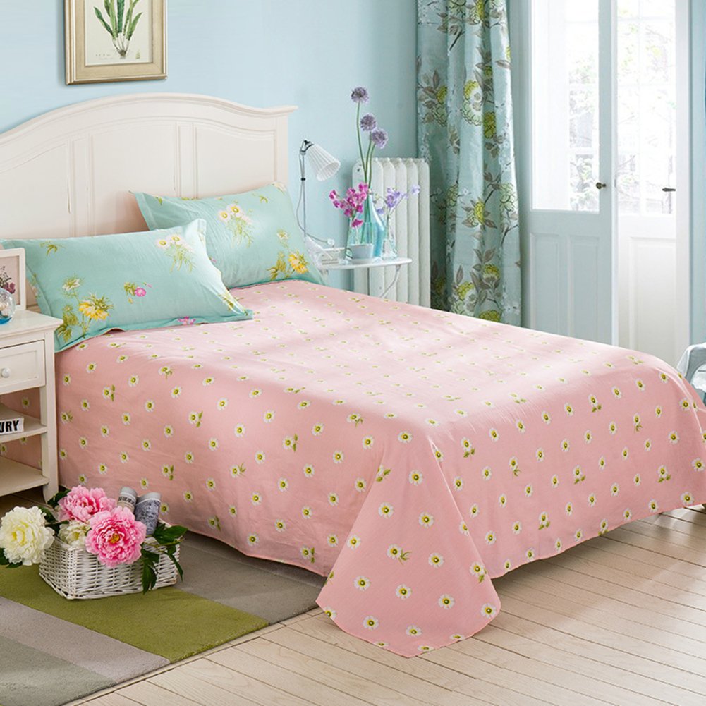 Draps en coton cartoon 180x230cm pour en finir avec le linge rêche