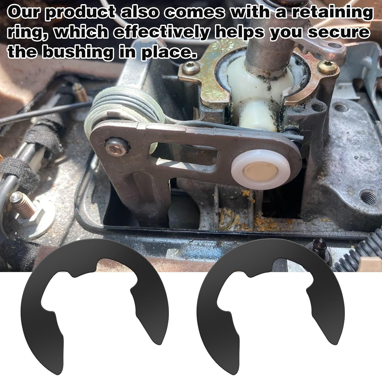 2Pcs Purple Black Buckle Comes with Two Spring Shifter Cable Sets, Shift Linkage Bushing Kit Shift Cable Bushing Repair Kit Suitable for Saturn Toyota Jeep Chevrolet Pontiac