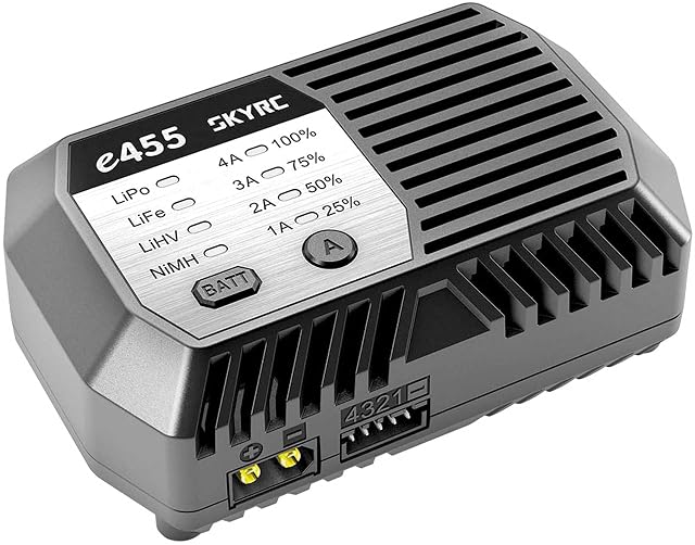 SKYRC E455 AC - Cargador para maquetas (4 A, LiPo, NiMH)
