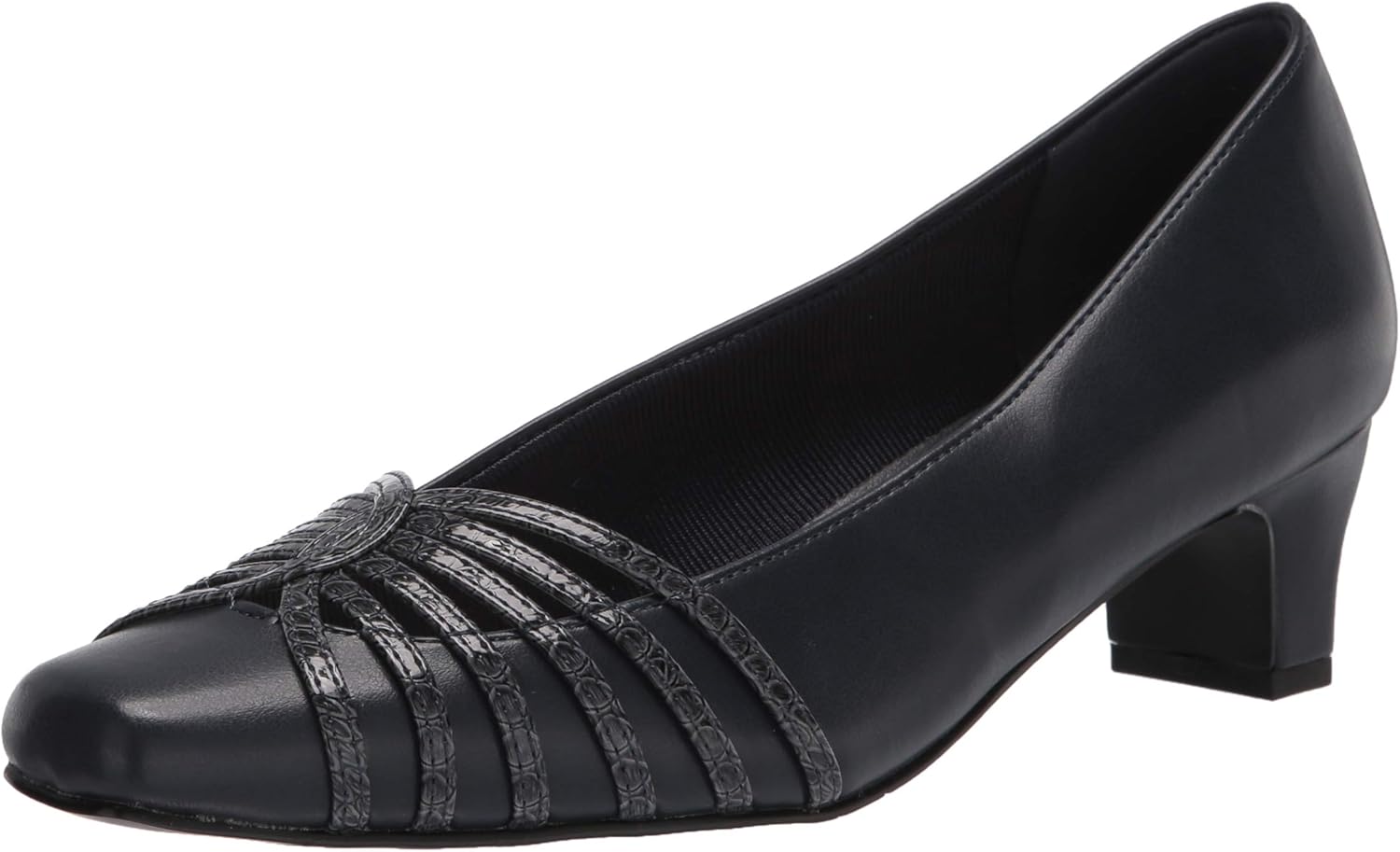 Easy Street Women's Pump, Navy, 7.5 Narrow