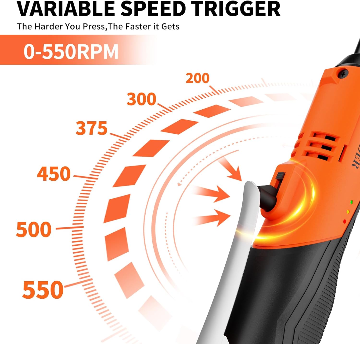 Cordless Electric Ratchet Wrenches Set,Lightweight,Power Ratchet Wrenches, 40Ft-Lbs (55N.m) 16.8V Cordless Ratchet Wrench 3/8" with LED Light and 6 Sockets(2.0Ah Batteries and Charger)