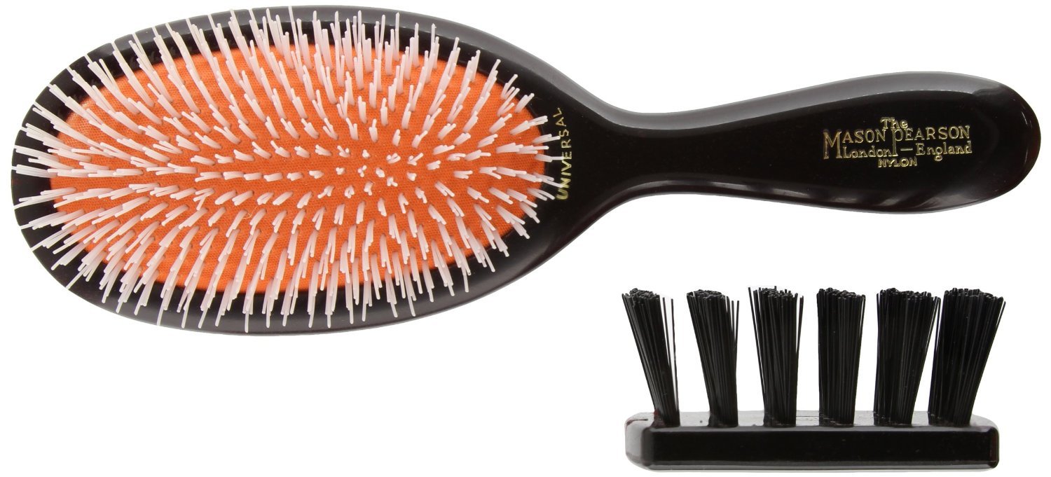 Mason Pearson - Nylon - Universal Nylon Medium Size Hair Brush (Dark Ruby) - 1pc