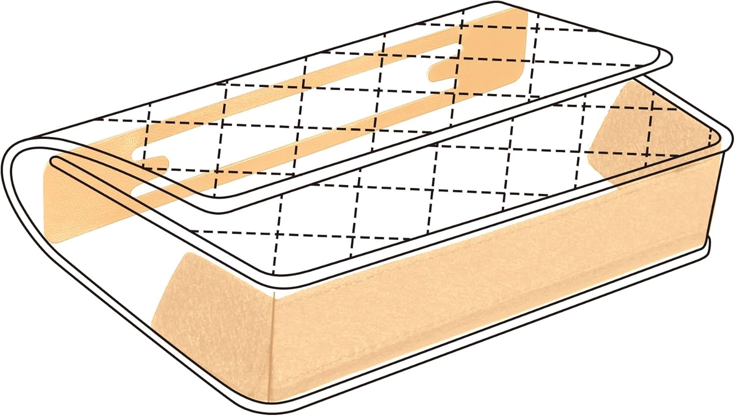 Bag Insert Purse Base Shaper for WOC Chain Handbag Protector Pad Bottom Organizer