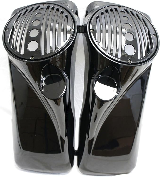 Tapa de Parlantes STLPRO 8" con Puerto para Tweeter para Harley Davidson Touring 1994-2013 miniatura 4