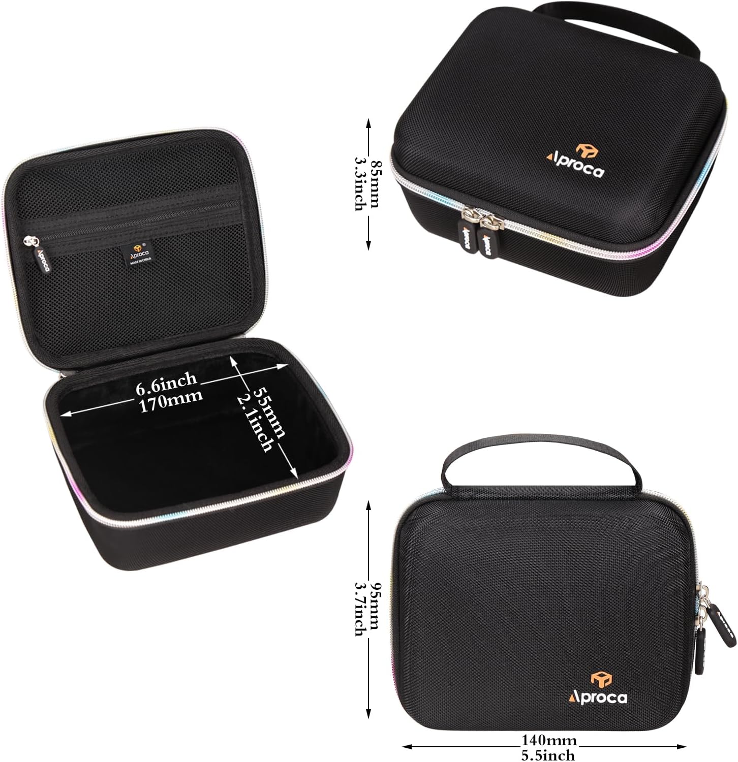 Aproca Case Compatible with MAONO Gaming Audio Mixer Audio Interface, Portable Storage Bag for Accessories (Case Only) - Image 6