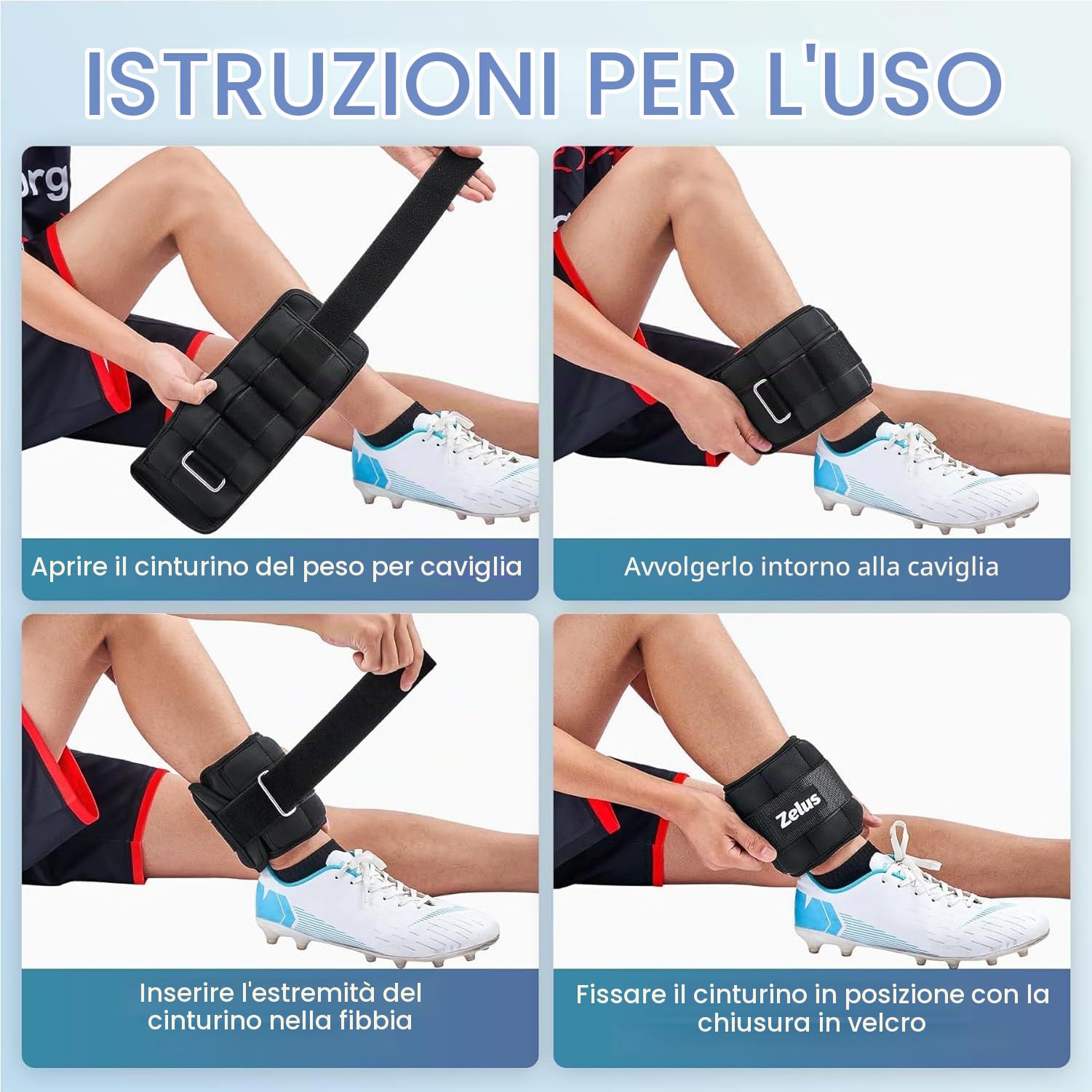 Taeku Pesi alla Caviglia Regolabili – Cavigliere e Polsiere Fitness in Neoprene con Sacchetti Rimovibili, Ideali per Allenamento, Jogging, Yoga, Aerobica e Fisioterapia