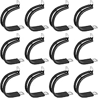 Vista 37 de uxcell Abrazadera de cable de 1-1/32 pulgadas (1.024 in) abrazadera de cable de acero inoxidable 304 Abrazadera aislada acolchada en forma de R