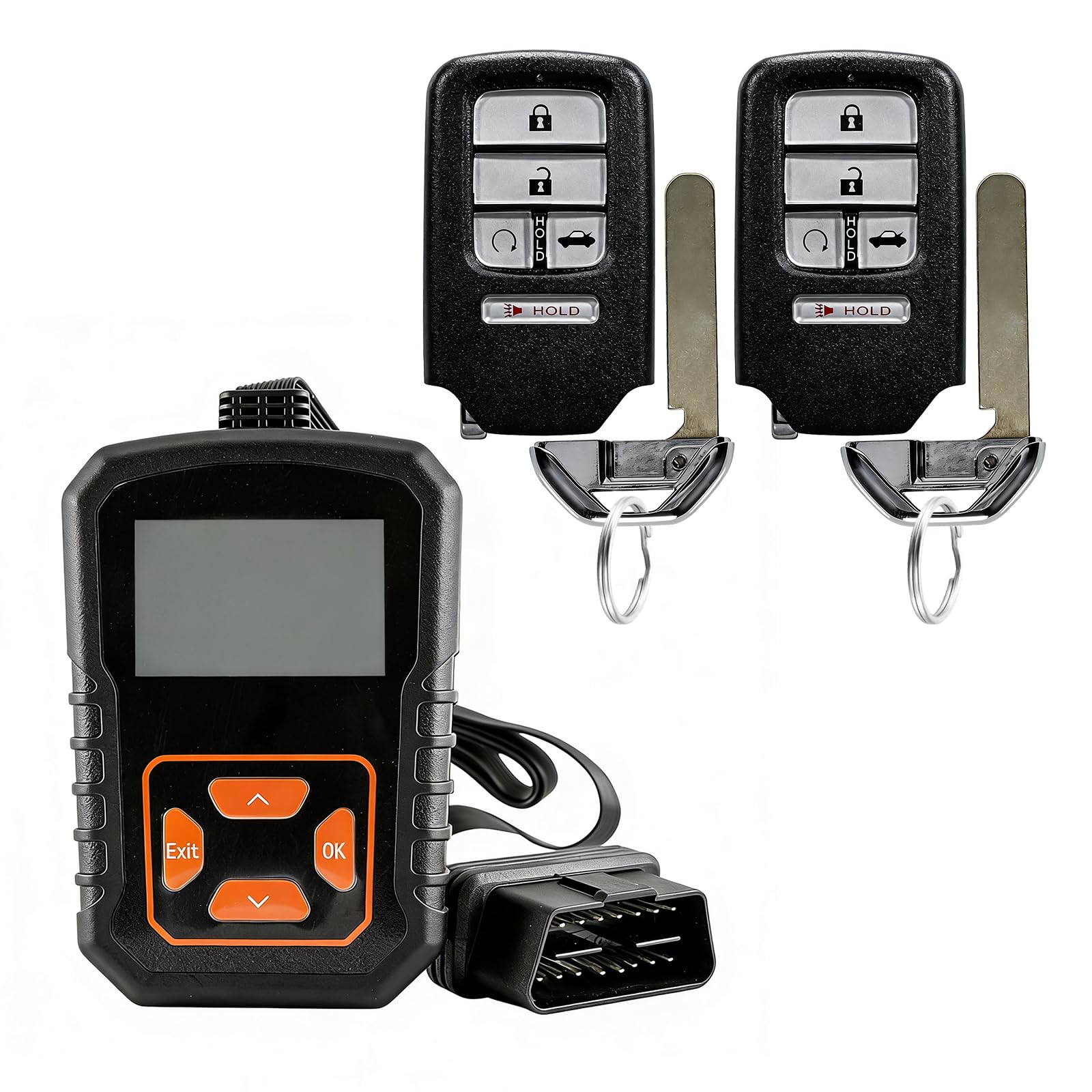 Photo 1 of DIY Remote Key Fob Kit Replacement for Honda Accord 2018 2019 2020 2021 Insight 2019 2020 2021 Keyless Entry Remote Key with At Home DIY OBD Tool