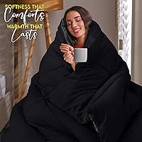 Vista 5 de Utopia Bedding Inserto de Edredón Consolador, Consolador Acolchado con Pestañas en las Esquinas, Consoladores Alternativos de Plumón con Costura