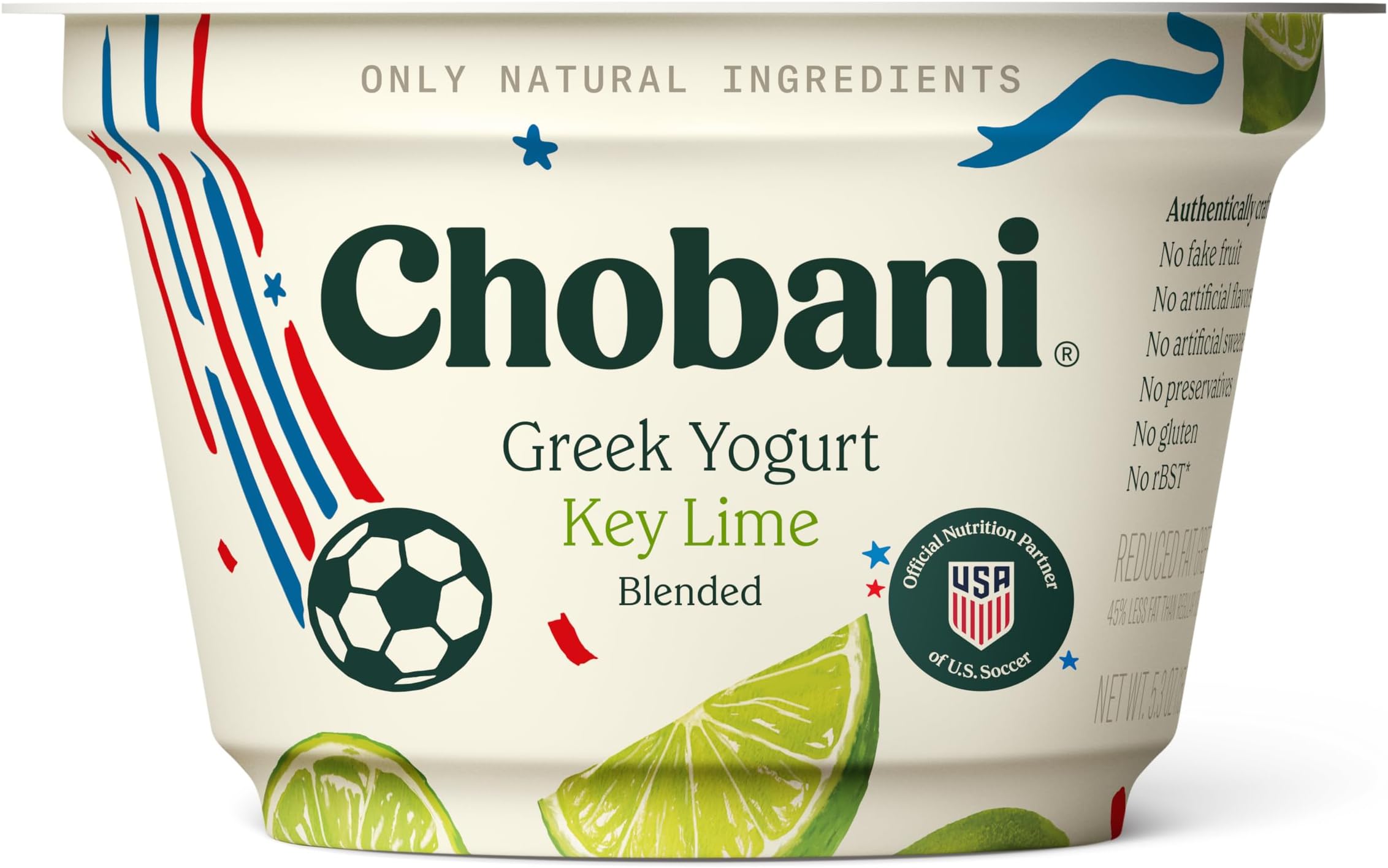 Low-Fat Greek Yogurt Key Lime Blended 5.3oz