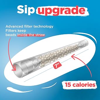 Sipahh Chocolate Milk Straws - 10 Pack - Cocoa Bean Chocolate Flavoring Straws for Milk - Low Sugar Fun School Lunch Drink for Kids