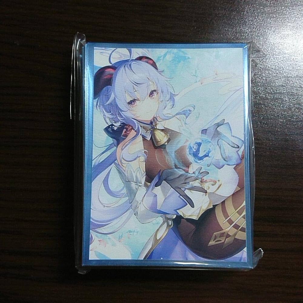Amazon.co.jp: 原神 甘雨 スリーブ 白詰草 60枚入り レギュラー