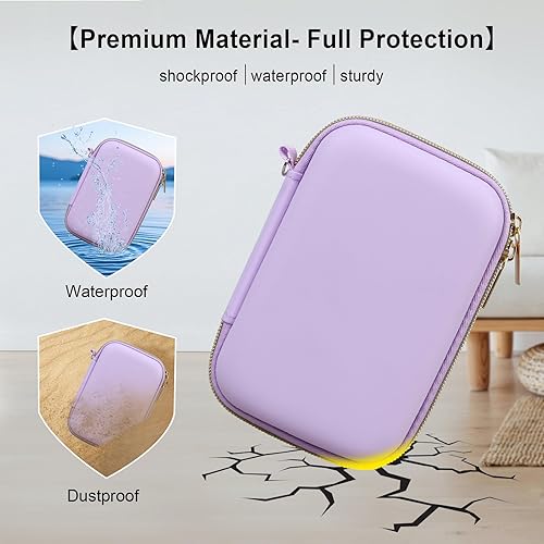 Miniatura 36 de Elonbo Funda de transporte para GL.iNet GL-SFT1200/A1300/AXT1800/MT3000 portátil WiFi Gigabit Router, repetidor de red Wi-Fi inalámbrico 6, soporte