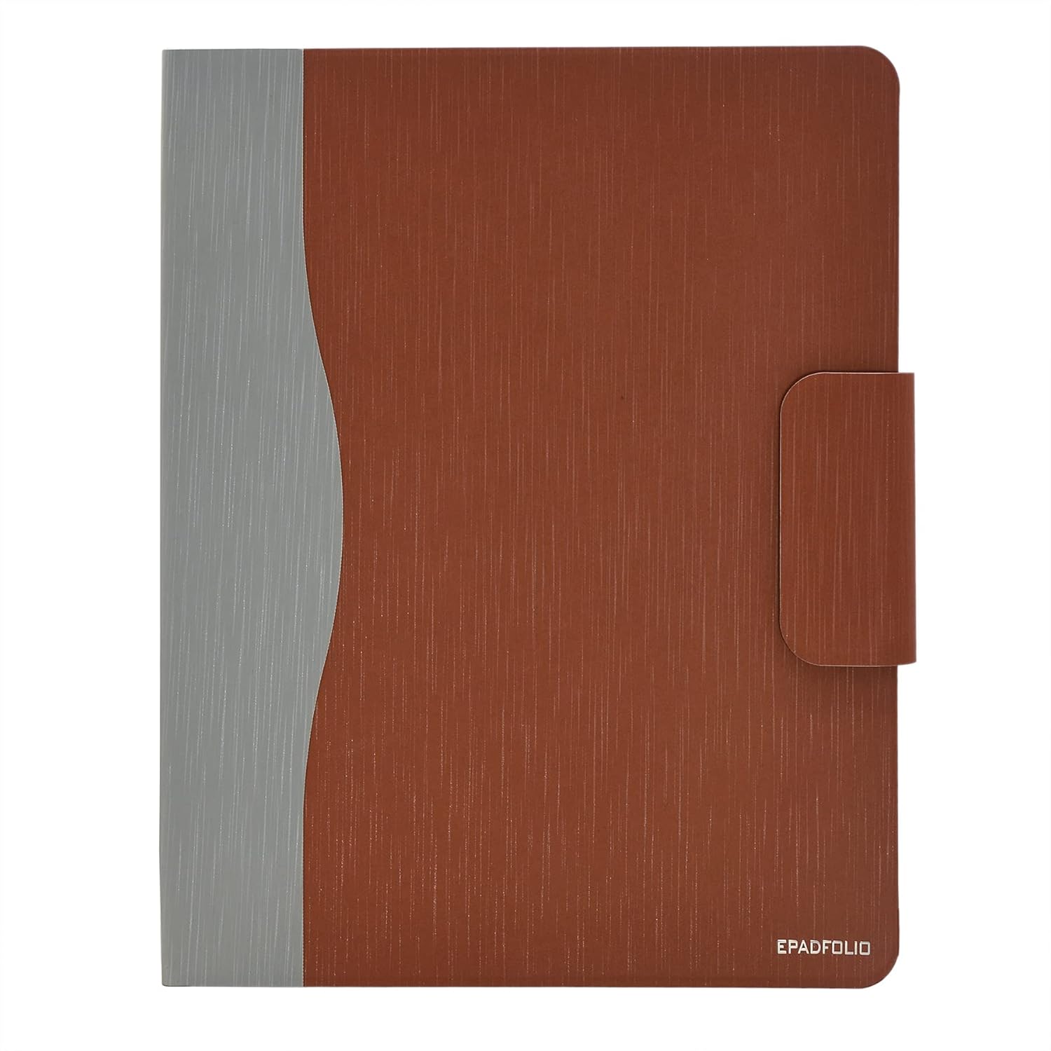 ePadfolio 3-Ring Binder Padfolio with Whiteboard Clipboard and Expanded Document Bag, Padfolio Ring Binder Business Organizer Portfolio Case (Brown) : Office Products