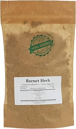 Herba Organica Burnet Herb - Sanguisorba Officinalis L - Herbal Tea 100g