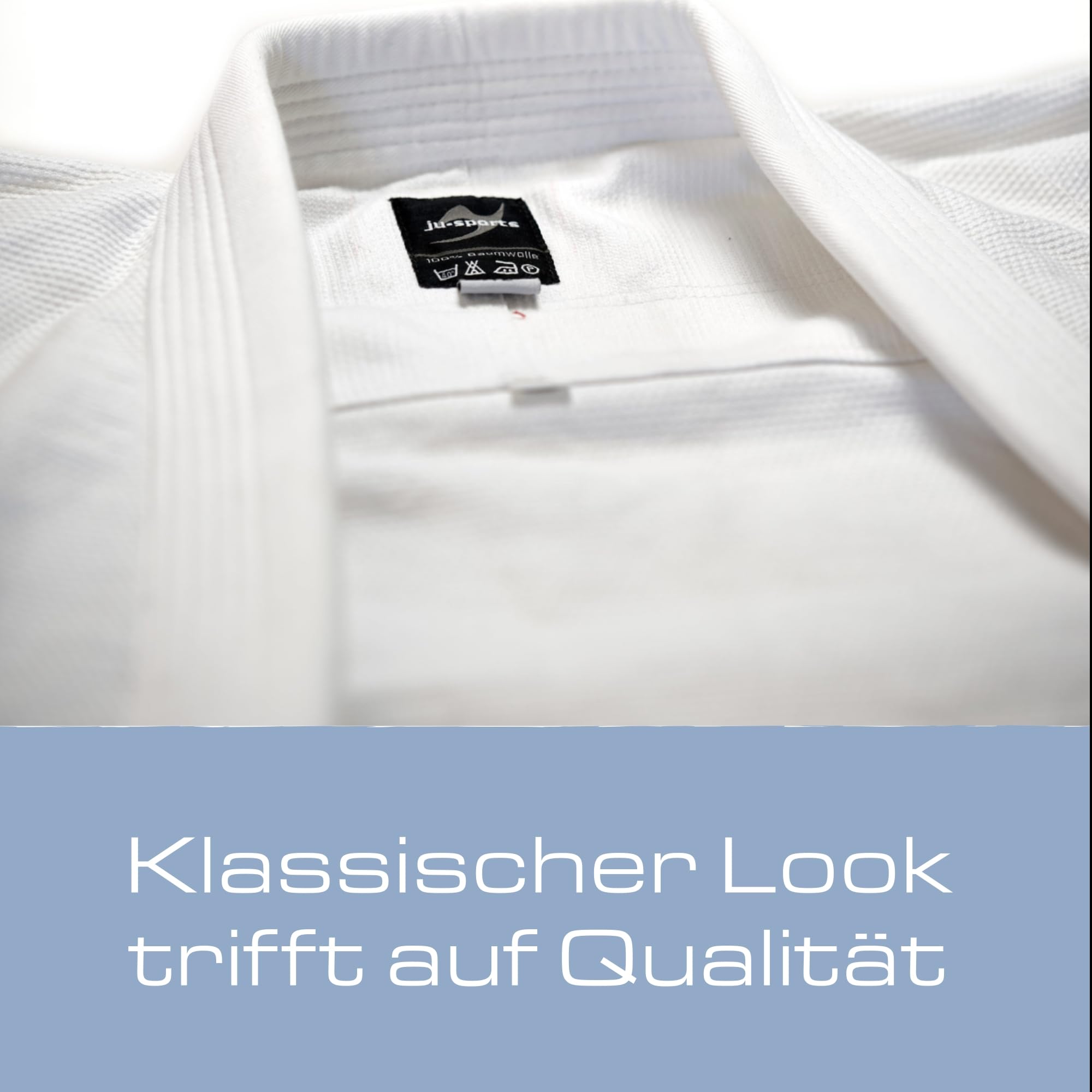 Ju-Sports BJJ Jacke Fortaleza pro Weiß I Jujutsu Anzug Jacke für Erwachsene I Kampfanzug Jacke mit extra verstärkten oft beanspruchten Stellen I Aus einem Stück geschneidert I 100% Baumwolle