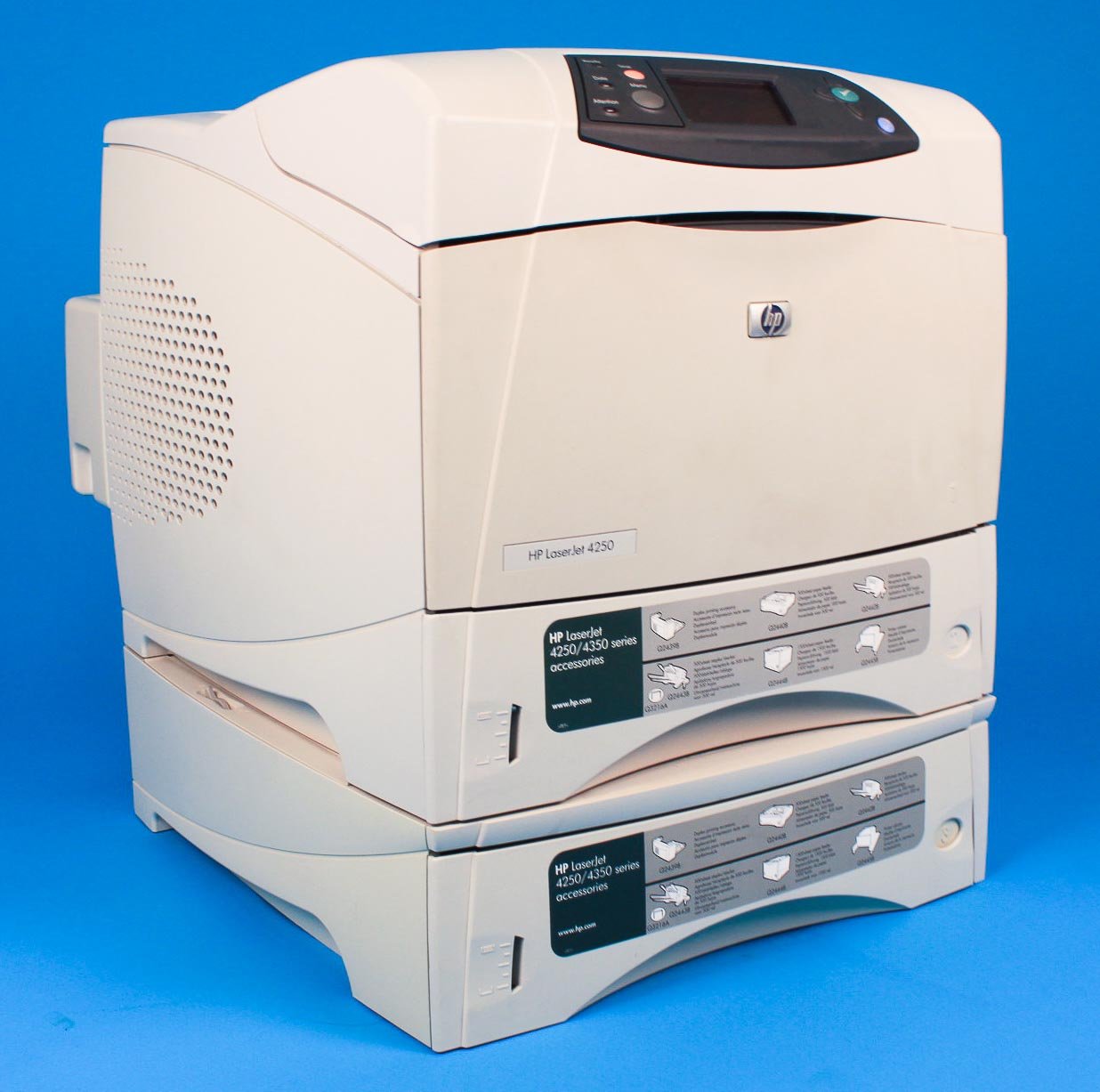 HP LaserJet 4250dtn Imprimante N&B recto-verso laser Legal, A4 1200 ppp x 1200 ppp jusqu'à 43 ppm capacit é : 1100 feuilles parall èle, USB, 10/100Base-TX