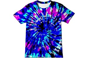 Hippie Kids Tie Dye T-Shirt - Vibrant and Groovy Wear for Little Champs