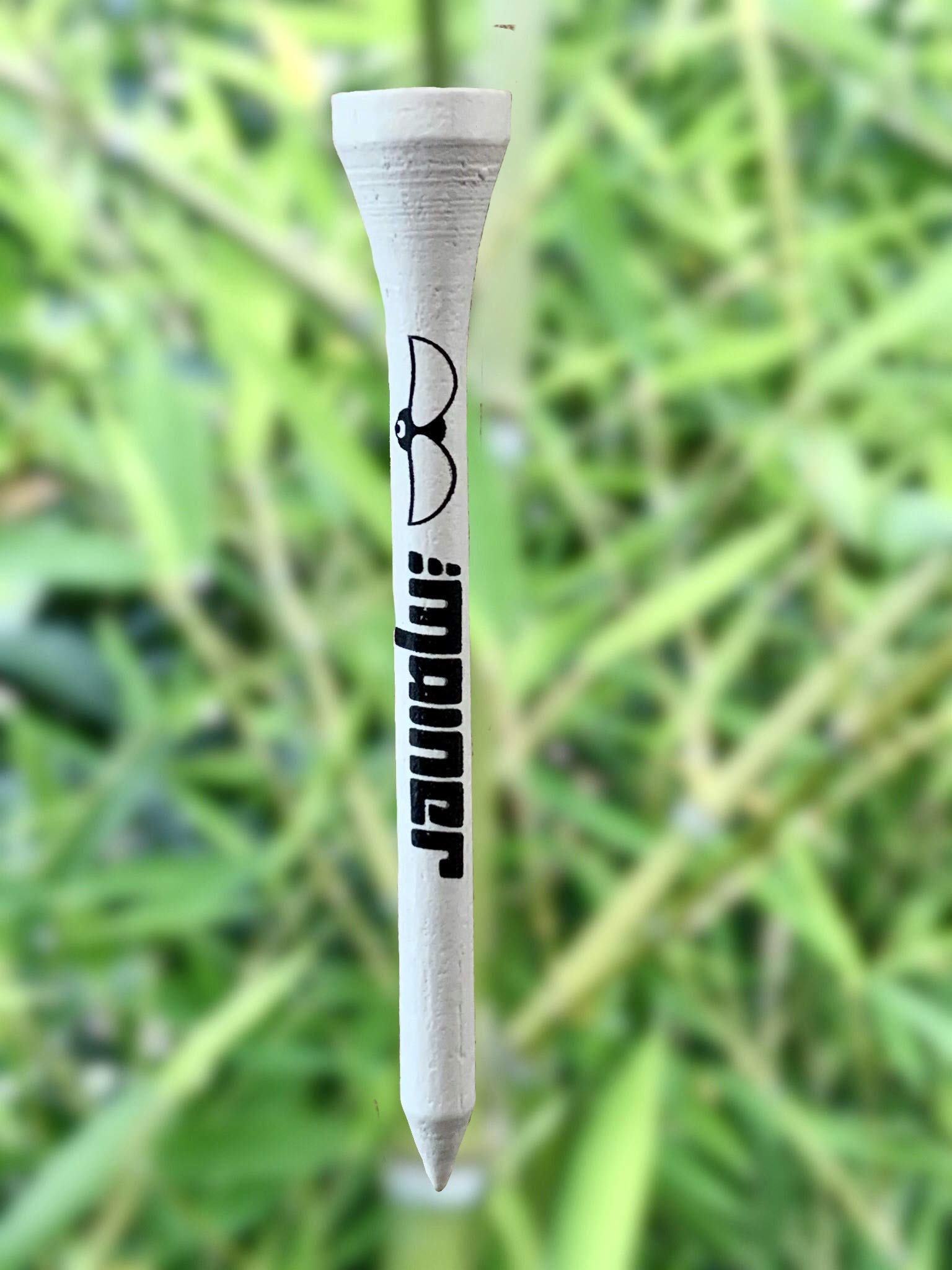 Tees de golf (70 mm, 100 unidades, bambú)