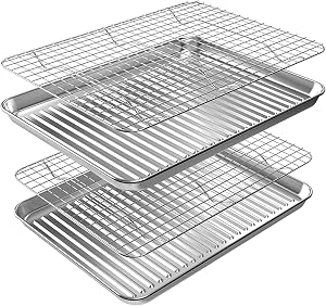 Half Sheet Pan with Rack