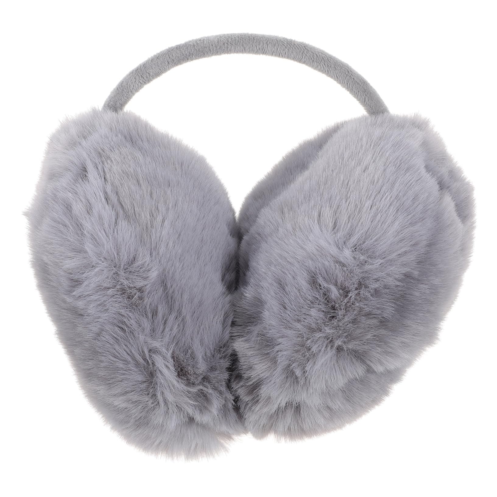 FOMIYES Fur Earmuffs for Women Winter Ear Covers Flannel Warm Comfortable Ear Warmers