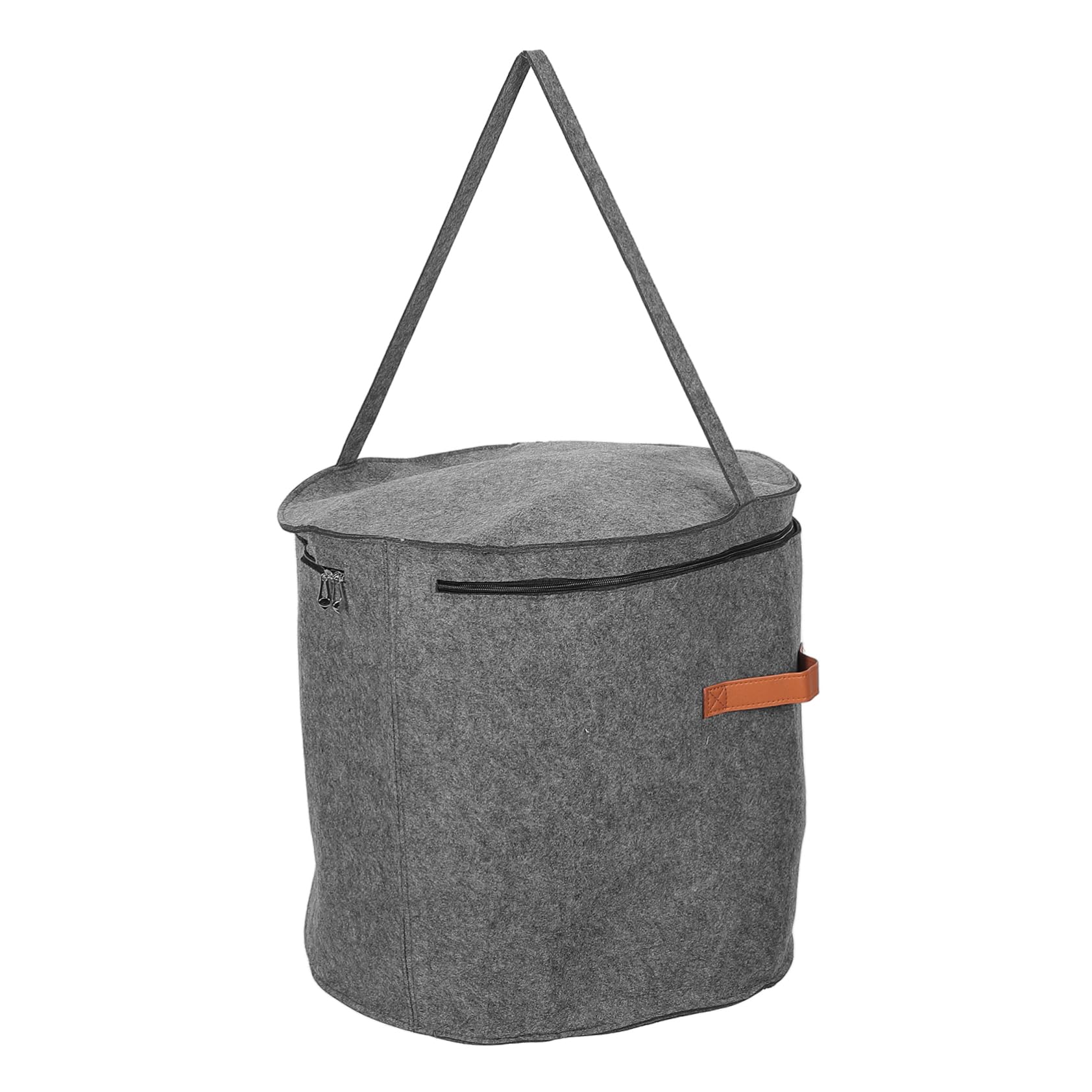 DECHOUS Round Hat Storage Box Cover Portable Hat Organizer for Women Men Travel and Rust-proof for Housewarming