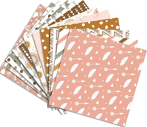 Miniatura 4 de 24 papeles estampados de doble cara de 11.8 x 11.8 pulgadas, marco de fotos de bricolaje, papel decorativo con patrón de página, paquete de papel