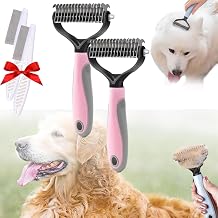 Pet Grooming Brush, Dog Brush, Deshedding Grooming Comb Fur Brushes, Double Sided Pet Shedding Brushes For Dogs And Cats