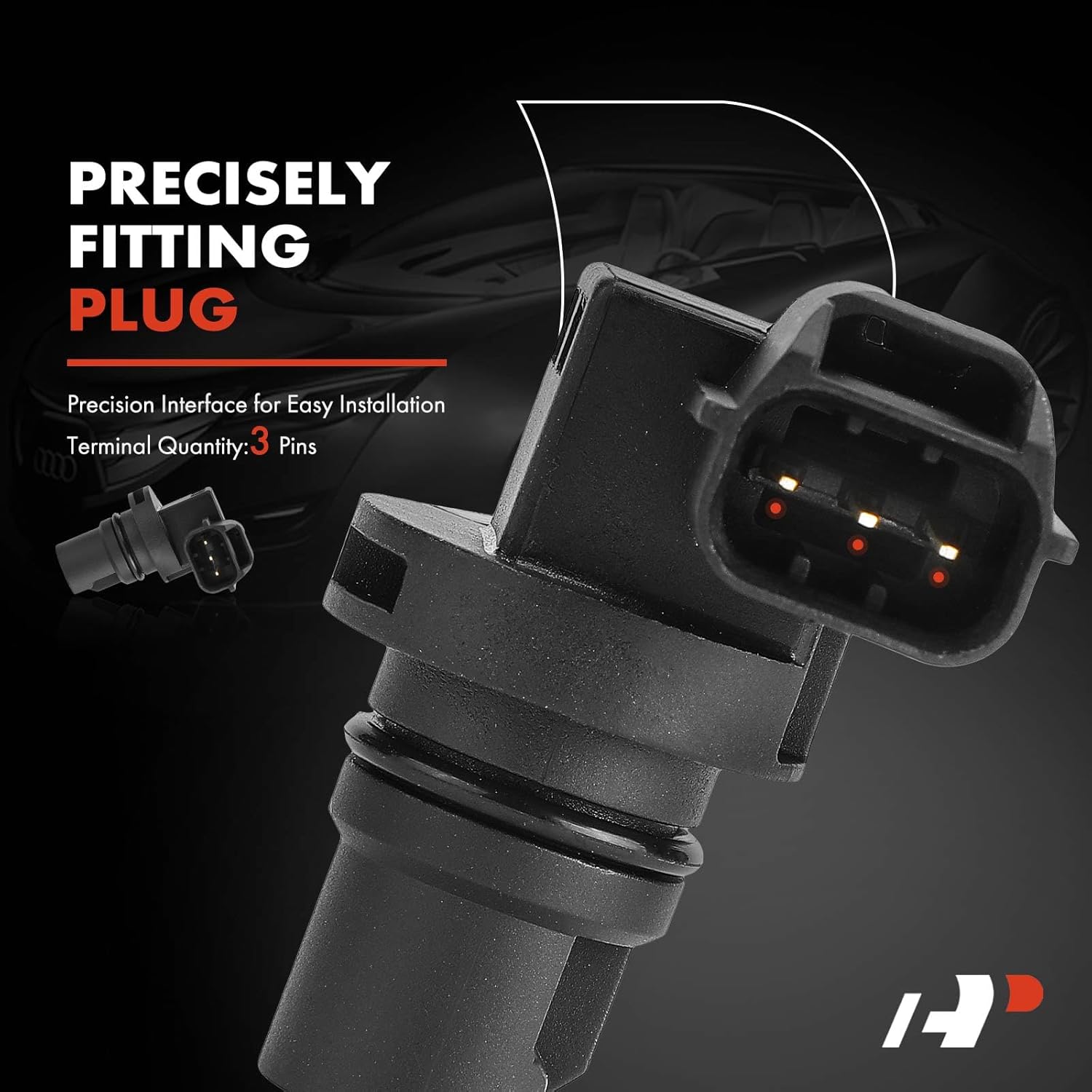 A-Premium 2-PC Engine Camshaft Position Sensor Compatible with Mitsubishi Outlander 2011-2013/2019-2020, Outlander Sport 2011-2020, Lancer 2008-2017, 2.0L 2.4L, Replace# 1865A066