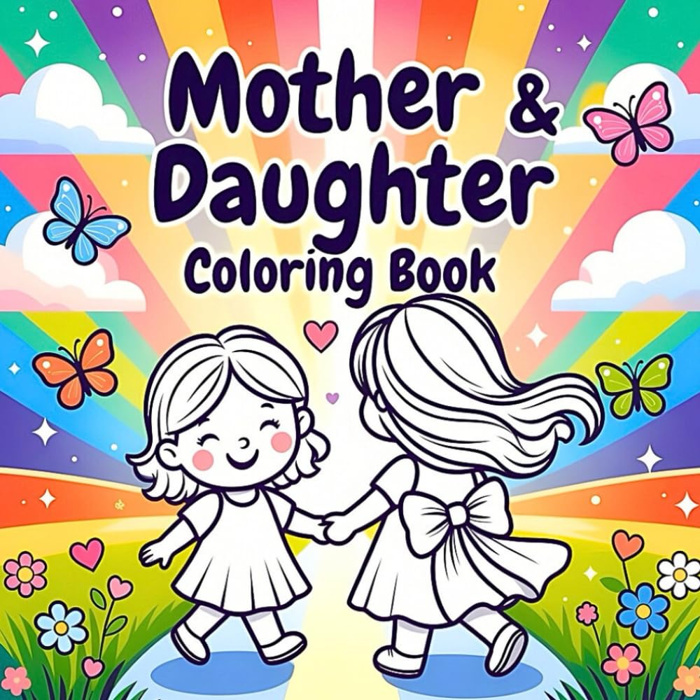 Mother and Daughter Love Moments Creative Bonding Relaxing Art Journey Heartwarming Family Scenes Emotional Togetherness Stress Free Joyful Art ... deep emotional connection nurturing love calm