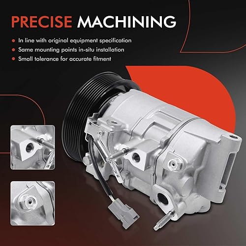 Miniatura 5 de A-Premium Compresor de AC con embrague compatible con Ram 1500 5.7L 2019-2021