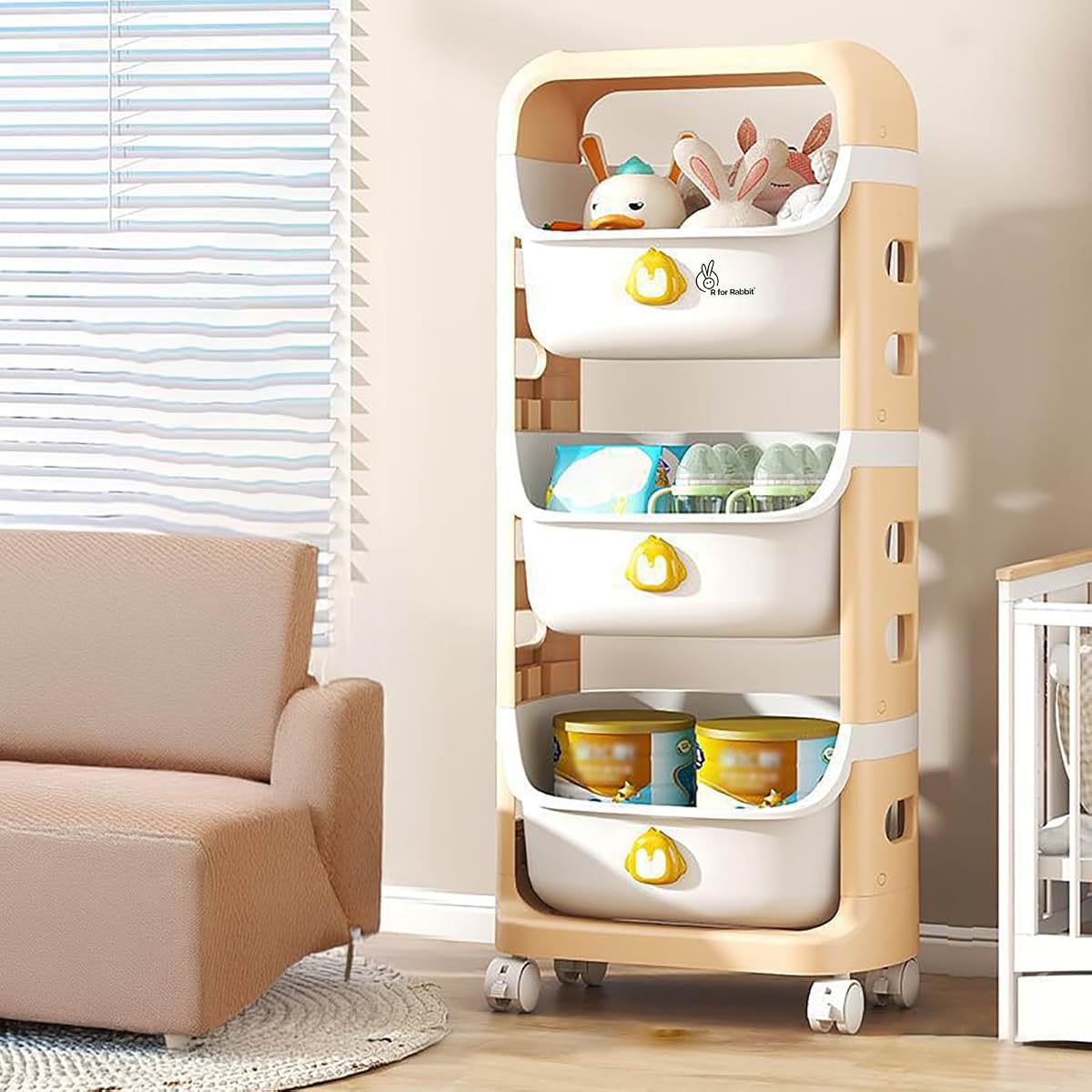 R for Rabbit Kiddo Korner Toy Organizer