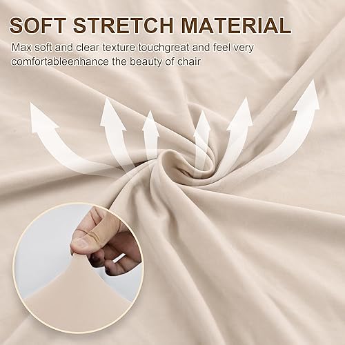 Miniatura 2 de Juego de 6 fundas para sillas de comedor, fundas elásticas para sillas de cocina, desmontables y lavables, fundas protectoras para sillas Parsons,