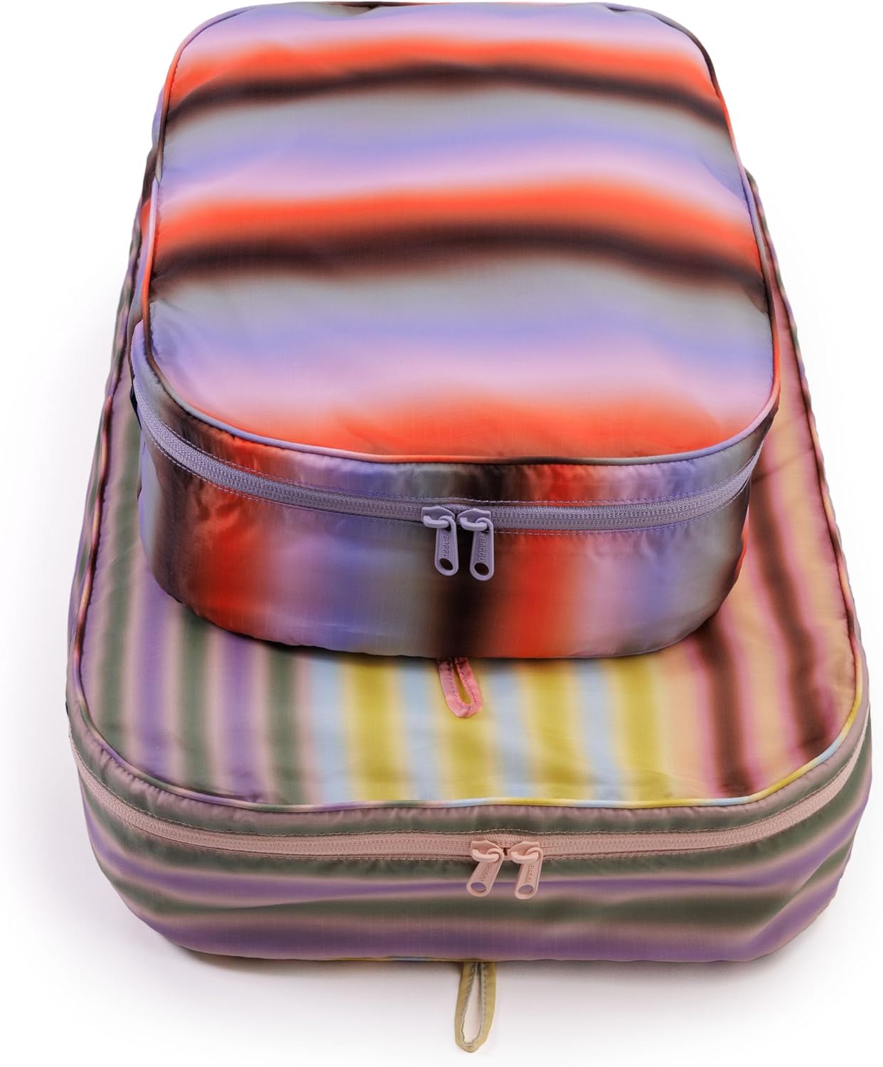 BAGGU Large Packing Cube Set - Gradient Stripes