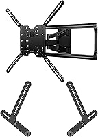 Vista 1 de SANUS Soporte de pared extragrande para TV giratorio e inclinable Diseño universal premium para televisores de 37 a 90 pulgadas hasta 150 libras