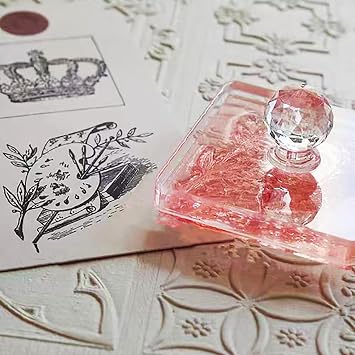 Custom Logo Stamp Personalized Rubber Stamp with Handle (Rectangle 2.4x3.5)