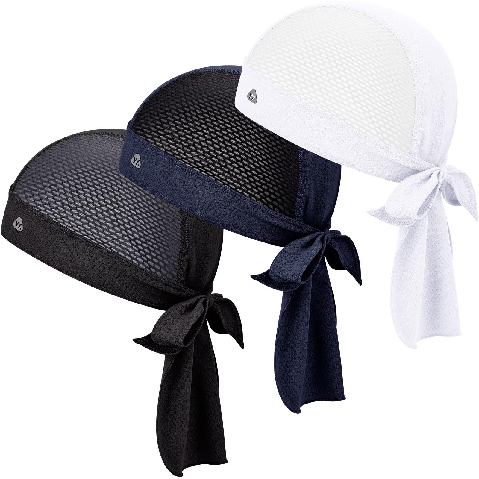 YANIKY Sports Bandana Cap UV Schutz Atmungsaktive Kopftuch Herren Damen Schnelltrocknend Durag Unter Helm Für Sommer Outdoor Sportarten Laufen